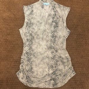 Dressy Snake Print Blouse